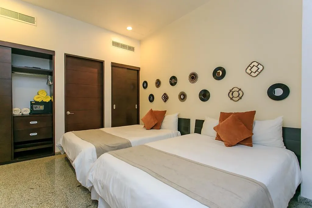 In 04 2Beds- 6Guests-Mamitas Beach Area Playa del Carmen Lägenhet